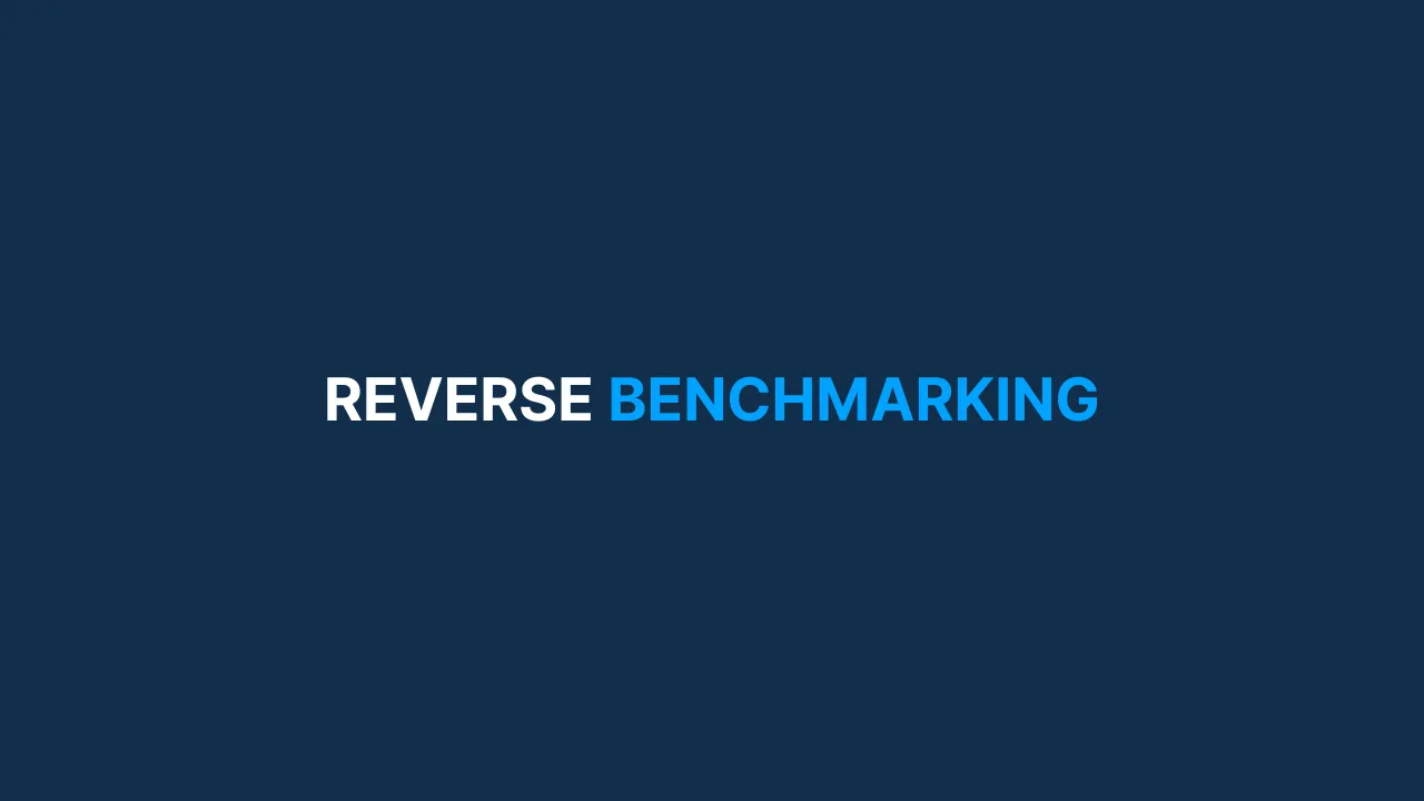 Reverse Benchmarking